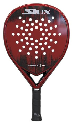 Siux Siux Diablo Go 4 mellannivå padelracket hybrid form, kontroll och prestanda