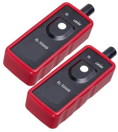 Luxshiny 2 Piezas Dispositivo de restablecimiento de la presión de los neumáticos Sensor de presion de neumaticos automatico monitoreo de la presión de los neumáticos Programador tmps AbS