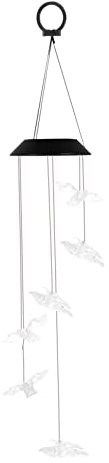 Gatuida Solaire Extérieur Éolien Décoration pour Jardin Lampe Éclairage Solaire