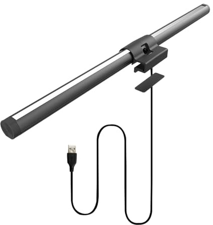 Tanxier Monitor Light Bar,3 Colors Adjustable Lamp Anti-Glare - Screen Light for Computer Monitor,for Dorm College Table Office Home Workbench Cubicle Desk