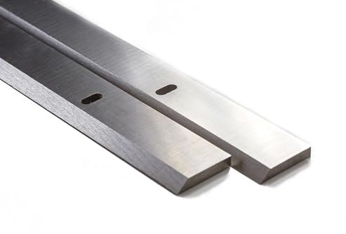 For Jet JWP-12 Planer Blades Double-Edged also Fits Axminster CT-340, Charnwood W570/1, Hitachi P13F, Erbauer ERB709BTE, Ryobi ETP1531AK, Rexon GPT-318A 1 Pair Made by Xcalibur Tooling