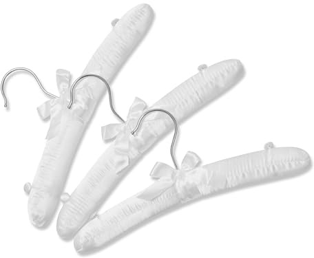 The Hanger Store 5 Kids Satin Soft Padded Coat Hangers, 30cm
