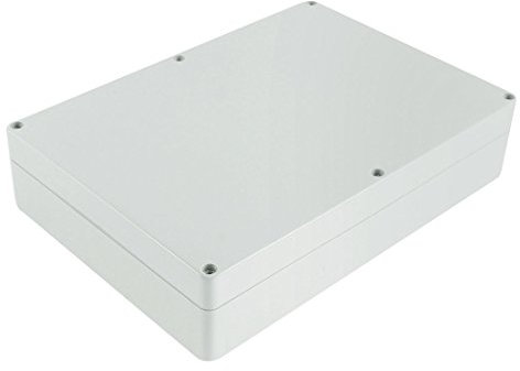 Aexit Plastik elektronisch Baumarkt Projekt Junction Kiste Gehäuse mit Schrauben 262 x 182 Elektroinstallation x 60mm