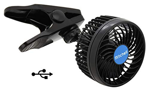 Compass 07228 Ventilateur Mitchell USB avec clip 115 mm