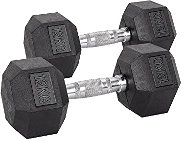 inSPORTline haltère hexagone 12 kg
