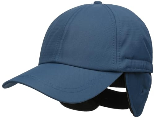Lipodo 3M Thinsulate Keps med Öronklaffar Damer/Herrar - vinterkeps basebollkeps skärm Höst Sommar Vår Vinter Sommar-Vinter - S (55-56 cm) mörkblå