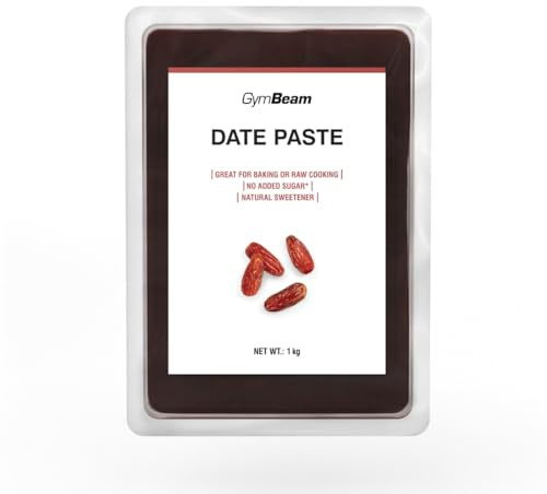 GymBeam Pasta di Datteri 1000 g, Realizzata al 100% con Datteri, Senza Zuccheri Aggiunti e Conservanti, Dolcificante Naturale, Sostitutivo dello Zucchero, Vegan