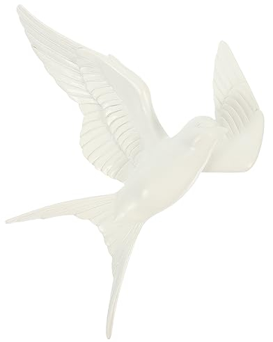 Zerodeko 1Stk 3D-Vogel-Ornament moderne wanddeko gift ideas Gartenmauerskulpturen 3D-Vögel-Wandstatue Dekor Vogelstatue Wandbehang Wohnzimmer-Ornamente Anmeldung schmücken