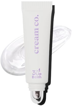 cream co. 3in1 Lippenbalsam mit Hyaluron, Ceramid & Sheabutter, Vegan Tinted Lip Balm für Feuchtigkeitsspendender & Barriere Reparierend, Lippenpflege zum Schutz vor Trockenen Lippen, Original