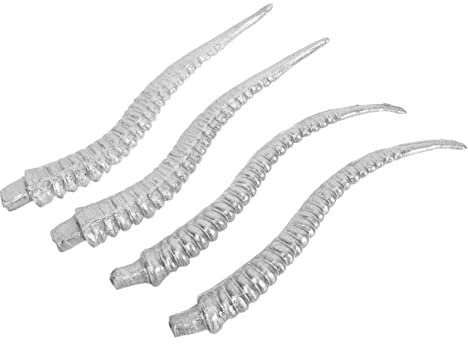 TINEASUR 4pcs Simulated Animal Horns Headband Sheep Antlers Hair Hoop DIY Cosplay Party Prop Gothic Halloween Costume Headdress Lightweight Photography Accessories