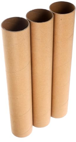 DIYEAH 3stücke Leere Papierröhren Zum Basteln Diy-kunst Aufbewahrungsröhre Aus Papier Für Jugendliche Selbermachen Und Dekorieren