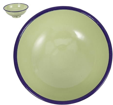 Cabilock Tazón De Esmaltado Vintage Para Ensaladas y Comidas Bowl De Almacenamiento De Cocina Contenedor De Comida Retro Para Frutas y