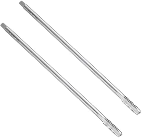QUARKZMAN 2 Stück HSS Gewindebohrer, M8 x 1,25, 200mm Extra Lang Metric Gewindeschneider, Rechtsgewinde