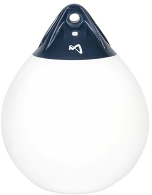 Mesle Kugelfender Globe, ø 30 cm orange, Fender Boje, Bootsfender rund aufblasbar, Ankerboje, Fender Boot Schiff Yacht, Markierungsboje