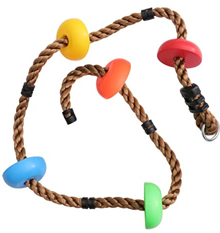 Kisangel Safe Boy Girl's Swing Climbing Rope Sturdy Toy Swing for Kindergarten Play