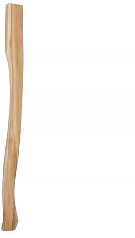 Axe Handle Replacement, Solid Wooden Beech Wood Strong Quality, Heavy Duty, Durable & Long Lasting, Axe Handle Shaft Replacement, Curved Axe Handles for Home Farm Garden Axe (Brown, 31in/ 80cm)