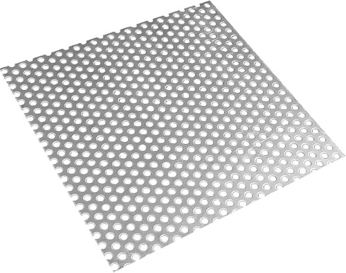 Stainless Steel Drain Covers, 40x40cm Square Drain Covers, 5mm Hole Rustproof Sewer Strainer, Mesh Drain Protectors Cover for Shower Kitchen, Indoor, Outdoor