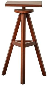RYUQW3RE Soporte para jarrones Expositor de flores de tres patas, mesa de madera doble for sala de estar
