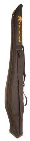 Sportex Super Safe Rutentasche Black Edition 2 oder 3 Fächer Rutenfutteral Angeltasche Rod Case für montierte Ruten Verschiedene Längen