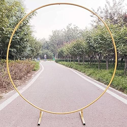 Arche de mariage en métal, support de ballons rond, cadre de jardin solide pour décoration intérieure ou extérieure, parfait pour les mariages, anniversaires et célébrations