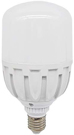 Chicaya Bombilla LED E27, 40 W, rosca de alta potencia, bombilla grande, equivalente a 400 W, blanco frío, 6500 K, ahorro de energía, bombilla de repuesto para almacén, garaje, tienda, no regulable