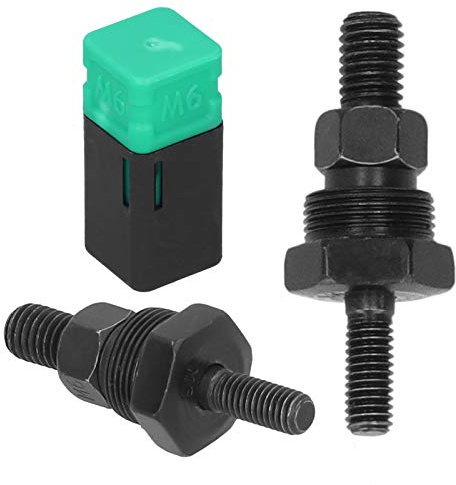 Rivet Nut Gun Head, Rivet Gun Tool Head Replacement Mandrel for Hand Nut Rivet Gun Accessories, M6 Riveter Tip Hand Operated Tool, Riveter Tip Spare Part