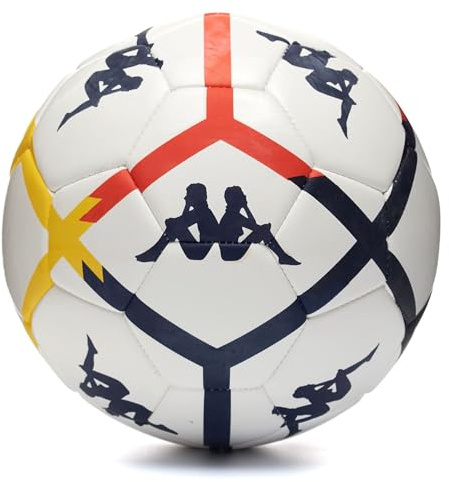 Kappa - Pallone da calcio, Unisex, Grigio, Cloruro Polivinile, Football, PLAYER 20.5E, Taglia: 05