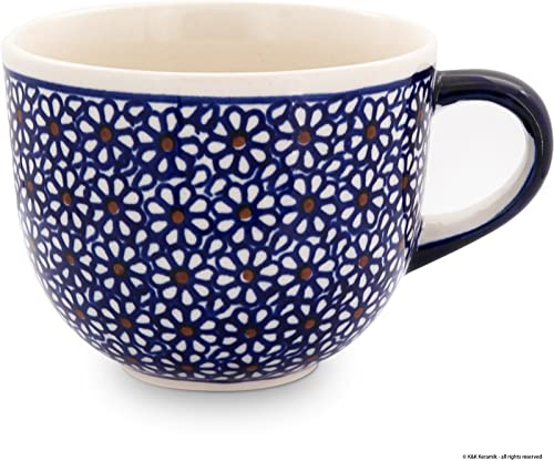 Bunzlauer keramik Milchkaffeetasse (Cappuccino-Tasse), 0.35 Liter Dekor 120