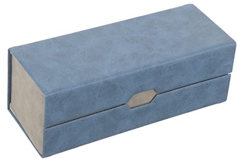 Healifty Brillenetui Doppelzweck 2-in-1 Hartschalen Brillenbox Tragbar Mit Pu Leder Für Sonnenbrillen Und Kontaktlinsen Organizer Reiseetui Für Herren Und Damen