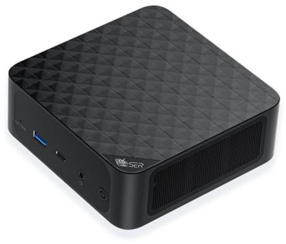 Beelink AMD Mini PC Ryzen R7 6800U(8C/16T,jusqu'à 4.7GHz), SER5 Max Mini Ordinateur, 32G LPDDR5 RAM/1TB M.2 PCIe SSD, 4K Triple écrans, DP1.4, HDMI, Type-C, WiFi6, BT5.2, RJ45 2.5G