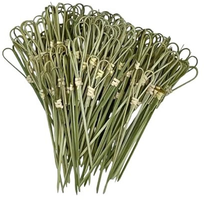 Pack de 5000 Unidades, Palitos de madera, Brocheta plana de bambú. 18 cm. pinchos, frutas, verduras. Palillos para aperitivos, Palos de brocheta, brocheta, chuches, palitos de madera