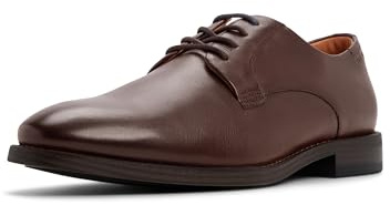 Ted Baker Men's Regent Leather Derby Oxford Shoe, Brown, 11