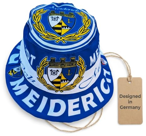Generisch Duisburg Sonnenhut, Anglerhut, Fischerhut, Bucket Hat Meiderich Sonnenhut (Neue dickerer Qualität)
