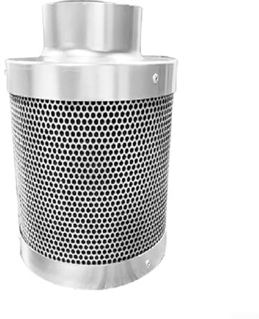 Zoegneer Filtro a carbone attivo di ricambio per controllo degli odori purificazione dell'aria in serre, tende da interni, camere, cucine, cantine (100 mm x 250 mm)