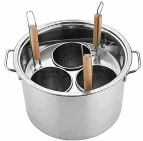 VYUJHNBG Pentole da Cucina, Utensili da Cucina per cuocipasta, pentola per Pasta con cestello scolapasta, Set per cuocipasta per Cucina Domestica, Utensili da Cucina per ristoranti