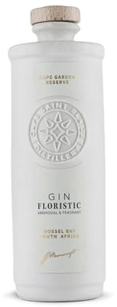Cape Saint Blaize - Floristic Gin | Rosa, vaniglia, zafferano | Gin profumato e morbido dal Sudafrica | Unica bottiglia in porcellana | 700 ml