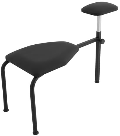 YISSALE Pediküre Hocker,Höhe Einstellbar 42-67cm,Pediküre Stuhl,Maniküre Fußstütze,Fußpflege Fußhocker für Schönheitssalons, Nagelsalons, Fußpflegeläden (Schwarz)