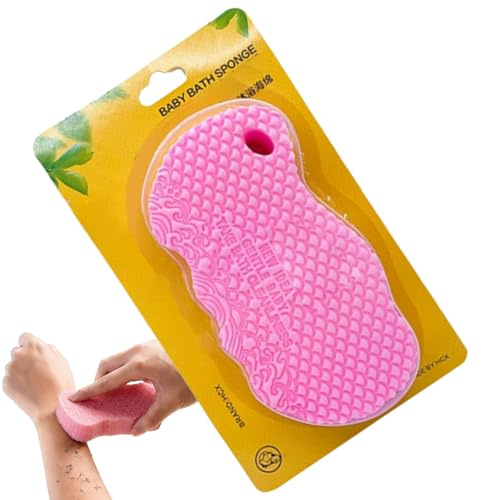 Spugna da bagno, morbida spugna per la pulizia del corpo, spugna delicata per la pulizia della doccia, strumento per il lavaggio della pelle per uomini, donne, igiene familiare, bagno, viaggi, vacanze