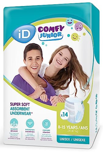 Id Comfy Junior Pants (8-15Jahre, bis 100cm, 27-47Kg) - Ontex Babywindeln, Kinderwindeln, Kinderpant