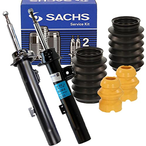 SACHS 2x Gasdruck Stoßdämpfer vorne inkl. Staubschutzsatz für BMW 3er (E90), Cabriolet (E93), Coupe (E92), Touring (E91)