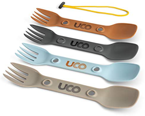 UCO Utility Spork 4 Pack with Tether Venture