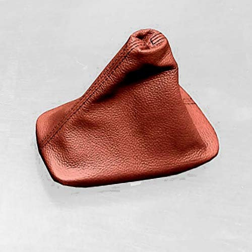RedlineGoods Schaltsack Manschette 6-Gang kompatibel mit Nissan Silvia S15 1999-02. Maßgeschneidert - Nicht universell. Echtes Top Qualitat Italienisches Alcantara. Schwarz mit Silberem Faden