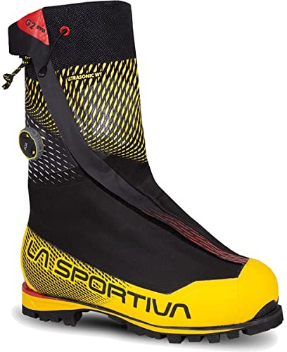 La Sportiva G2 Evo Wanderstiefel, Unisex, für Erwachsene, Schwarz, Gelb 999100, 44 EU