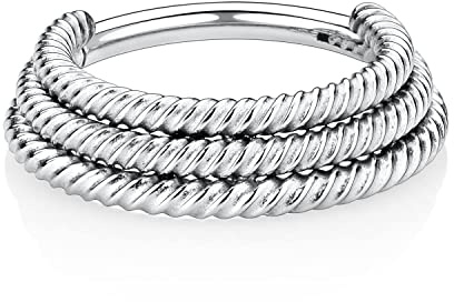 hengkaixuan 16G Nasenringe 316L Chirurgischer Stahl Septum Ohrmanschette Helix Clicker Klappring Muschel Daith Helix Unisex Creolen Septum Piercing Schmuck