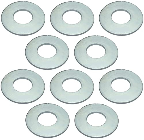 AERZETIX - C49701 - Juego de 10 arandelas de carrocería planas anchas - M10 Ø10.5x25x1.5mm - en acero galvanizado