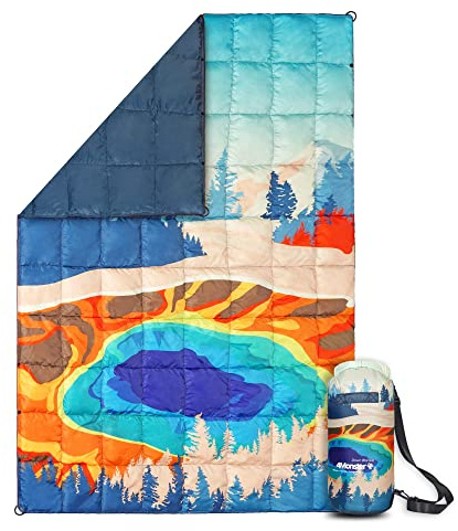 4Monster Outdoor Daunendecke Ultraleicht für Camping, Kompakte Reisedecke Bettdecke Warm Weich…