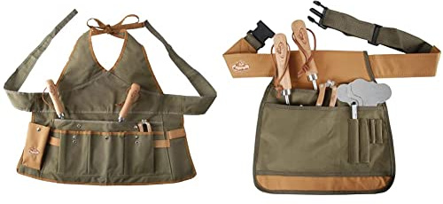 esschert Country Club Tablier de Jardinage pour Femme & Ceinture Porte-Outils 34 x 4 x 34 cm