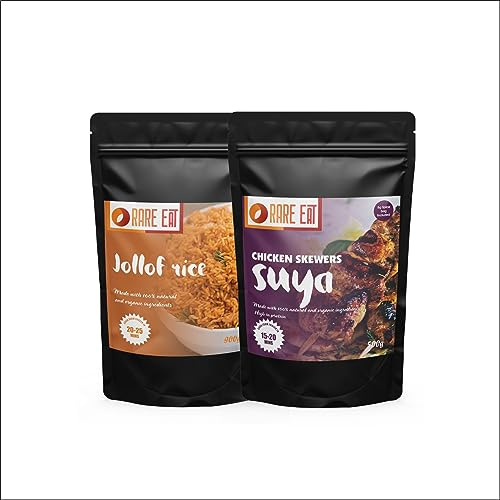 Nigerian Jollof Rice + Chicken Skewers Suya | Serves 4