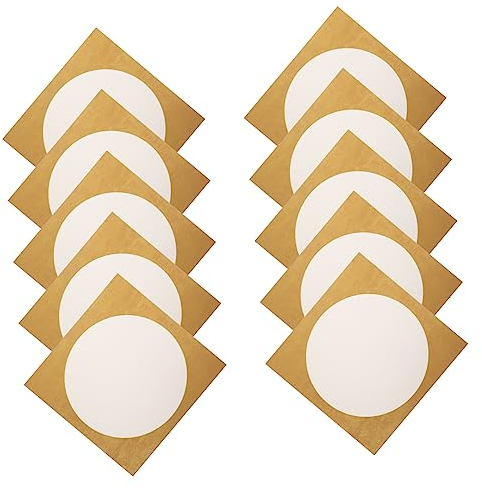 DIYEAH 10 Sheets Thickened Xuan Rice Paper for Watercolor and Calligraphy Deep Antique Gold (33x33cm) for Artists and Students