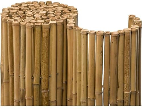 ARELLA CANNICCIO BAMBOO STUOIA CANNETTE RILEGATE Ø14-18mm CANNA PULITA 3x1m